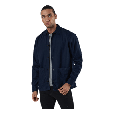Finn Overshirt Ls Blue