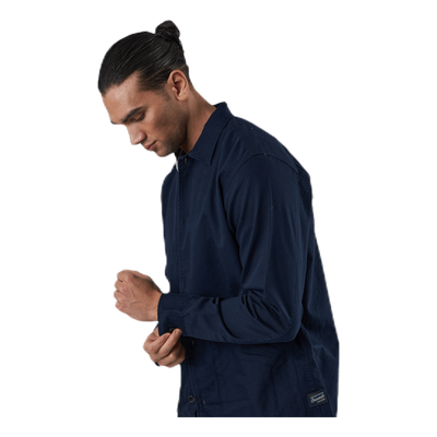 Finn Overshirt Ls Blue