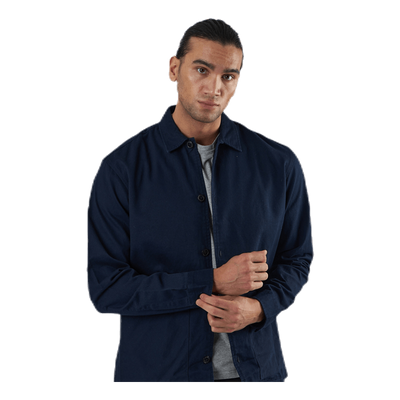 Finn Overshirt Ls Blue