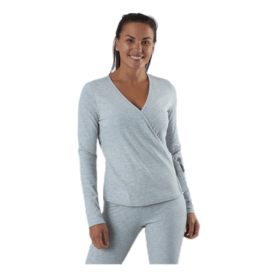 Rosa Wrap Top Lounge Bc Grey