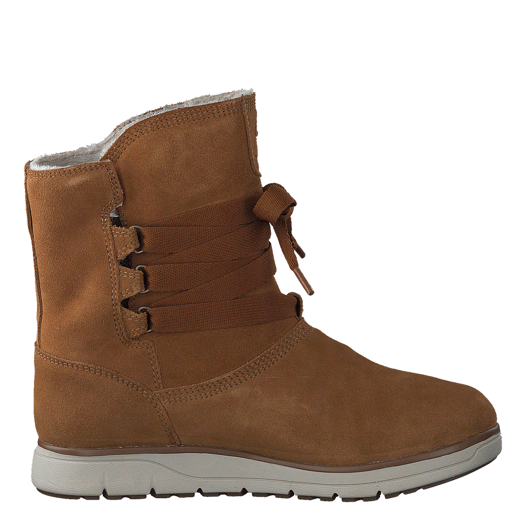 Leighland leather winter boot for women in tan hot sale