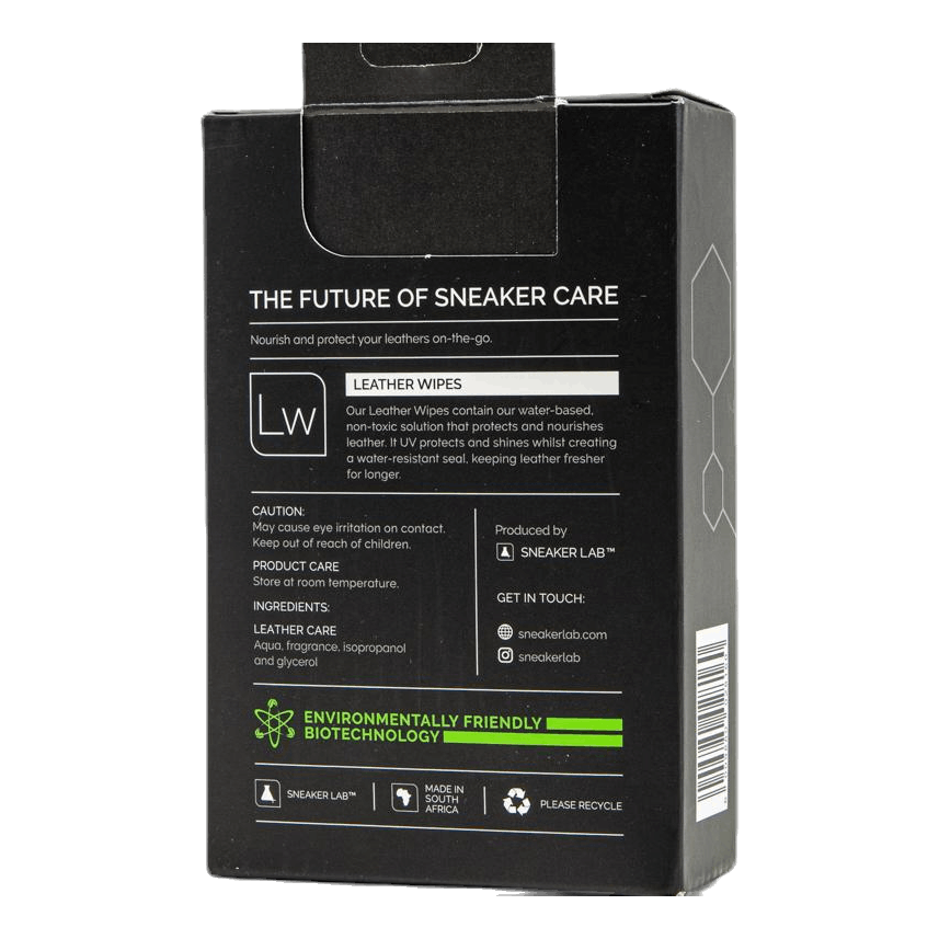 Leather Wipes Black