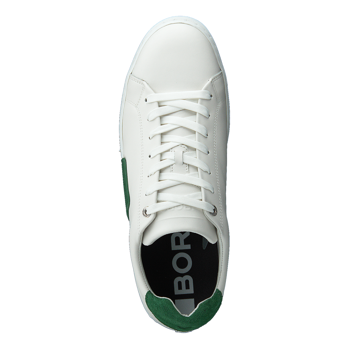 Clip M White/green