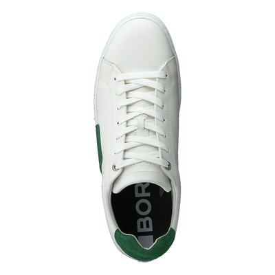 Clip M White/green