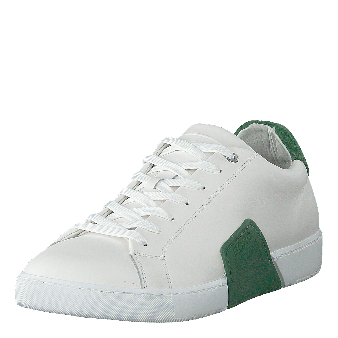 Clip M White/green