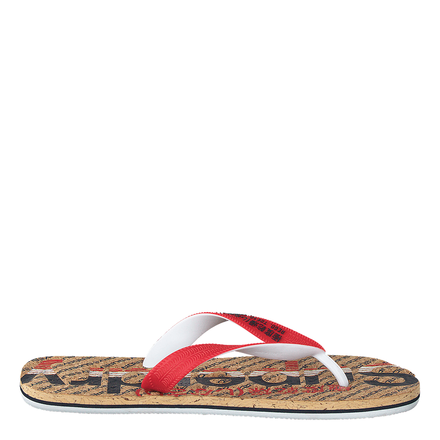 Cork Colour Pop Flip Flop Navy/true Red/cork