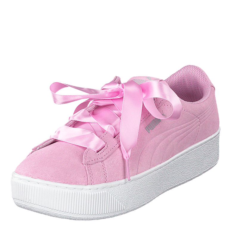 Puma Vikky Platform Ribbon Jr Pink