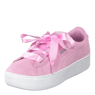 Puma Vikky Platform Ribbon Jr Pink