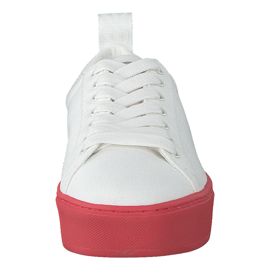 Arlo Three Antique White, Red Outsole