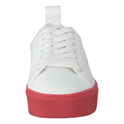 Arlo Three Antique White, Red Outsole