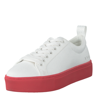 Arlo Three Antique White, Red Outsole