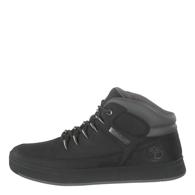 Davis Square Black Nubuck Black