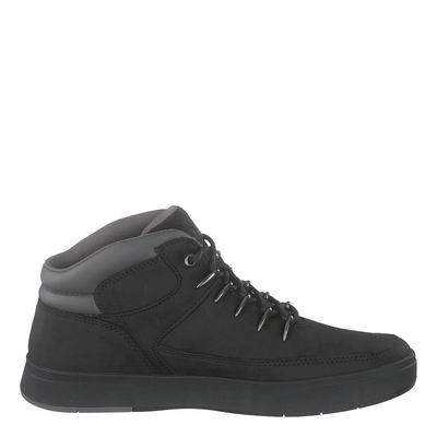 Davis Square Black Nubuck Black
