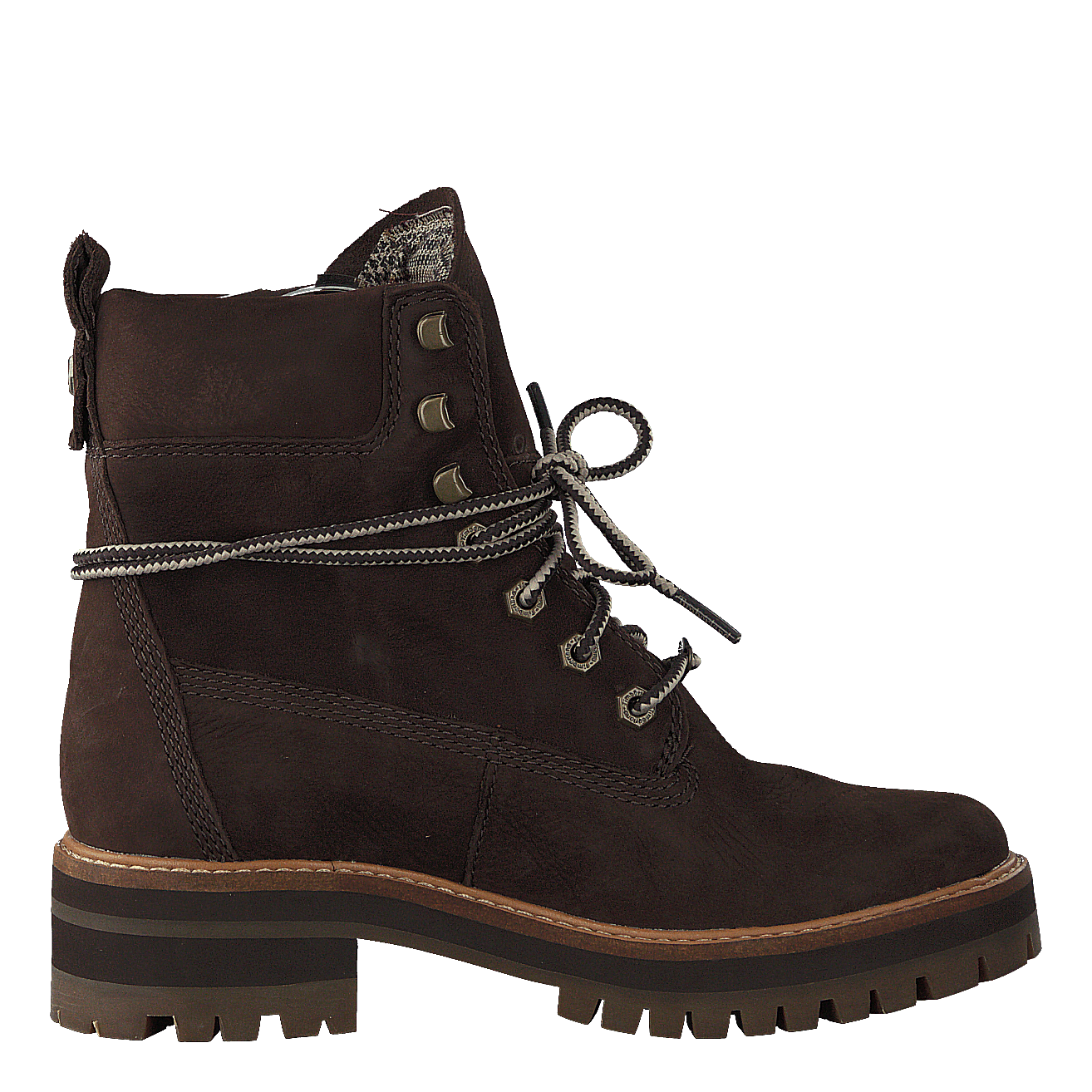 Courmayeur Valley Yellow Boot Dark Walnut