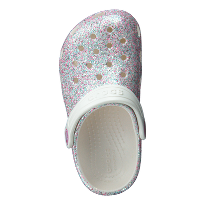 Classic Glitter Clog Kids Oyster