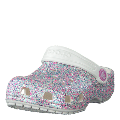 Classic Glitter Clog Kids Oyster