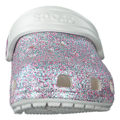Classic Glitter Clog Kids Oyster