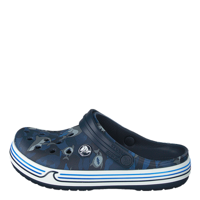 Crocband Shark Clog Kids Navy