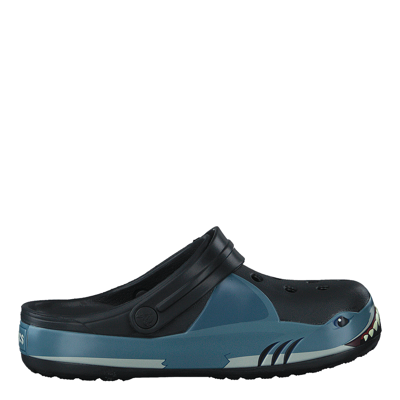 Fun Lab Shark Band Clog Kids Black