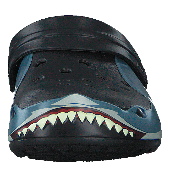 Fun Lab Shark Band Clog Kids Black