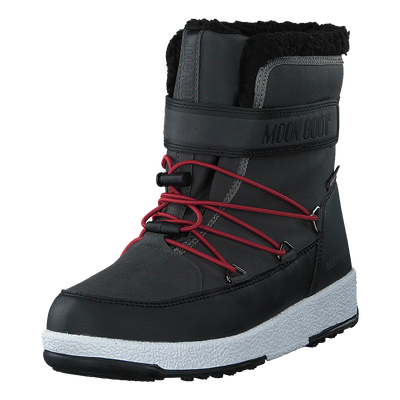 Moonboot Jr Boy Boot Black-dark Gray