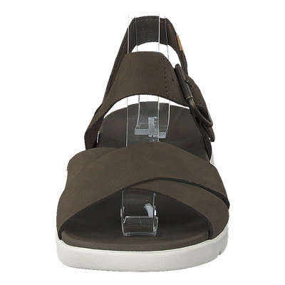 Wilesport Lthr Sandal Olive Nubuck