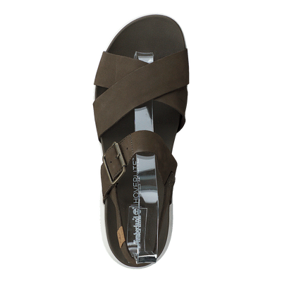 Wilesport Lthr Sandal Olive Nubuck