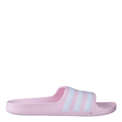 Adilette Aqua Slides Kids Clear Pink / Cloud White / Clear Pink