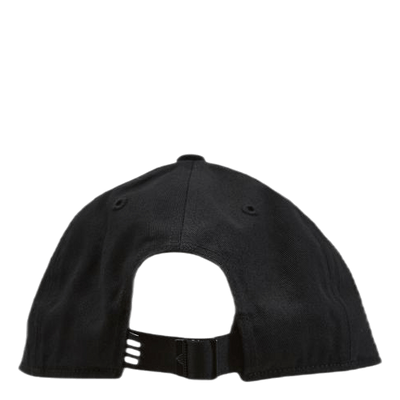 Baseball Cap Cotton Twill Black / Black / White