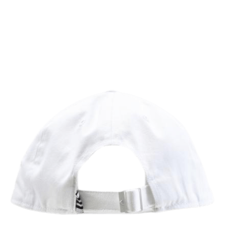 Baseball Cap Cotton Twill White / White / Black