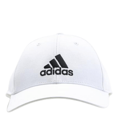 Baseball Cap Cotton Twill White / White / Black