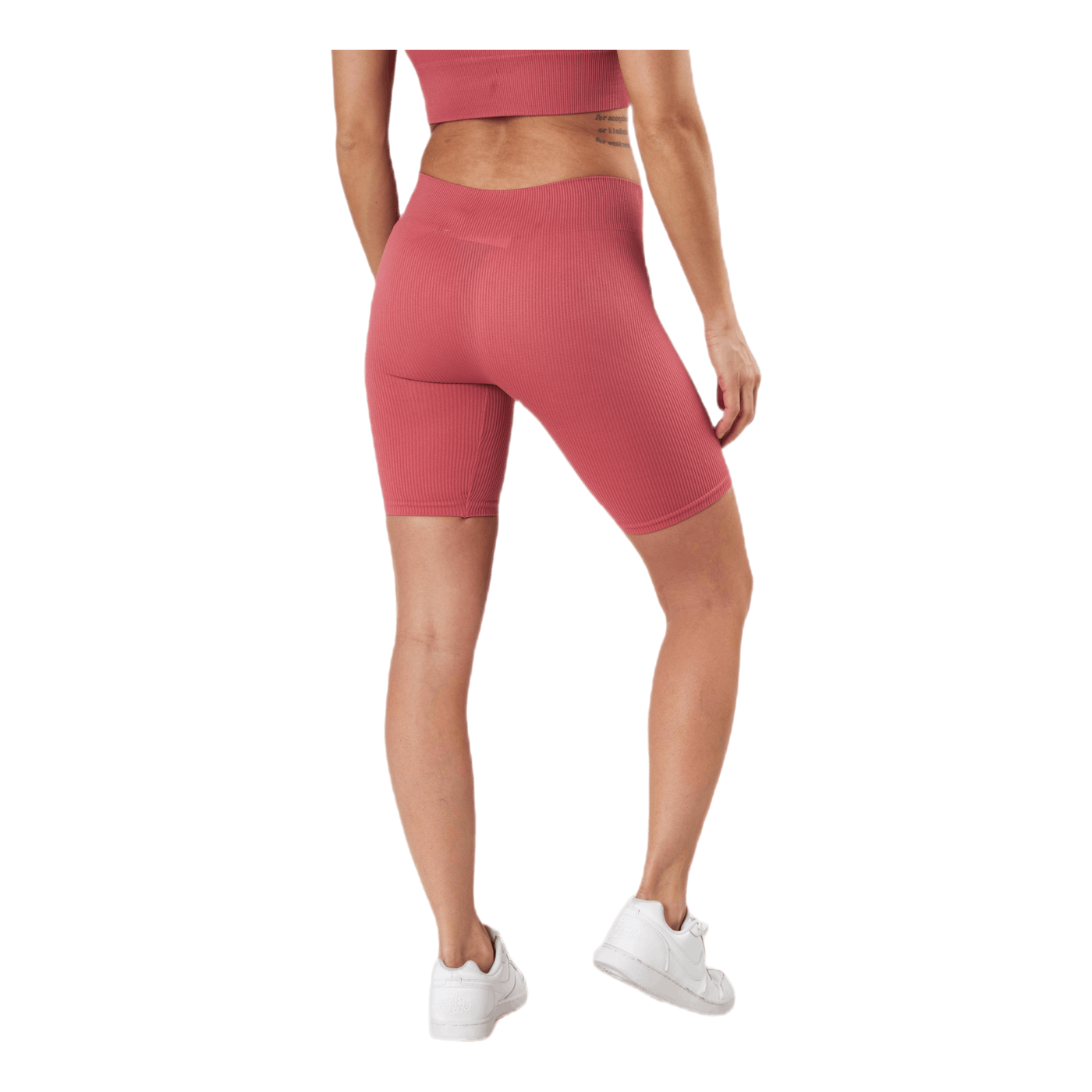 Vicky Rib Seamless Shorts Red