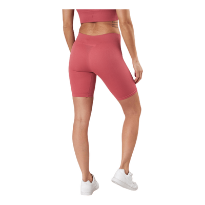 Vicky Rib Seamless Shorts Red