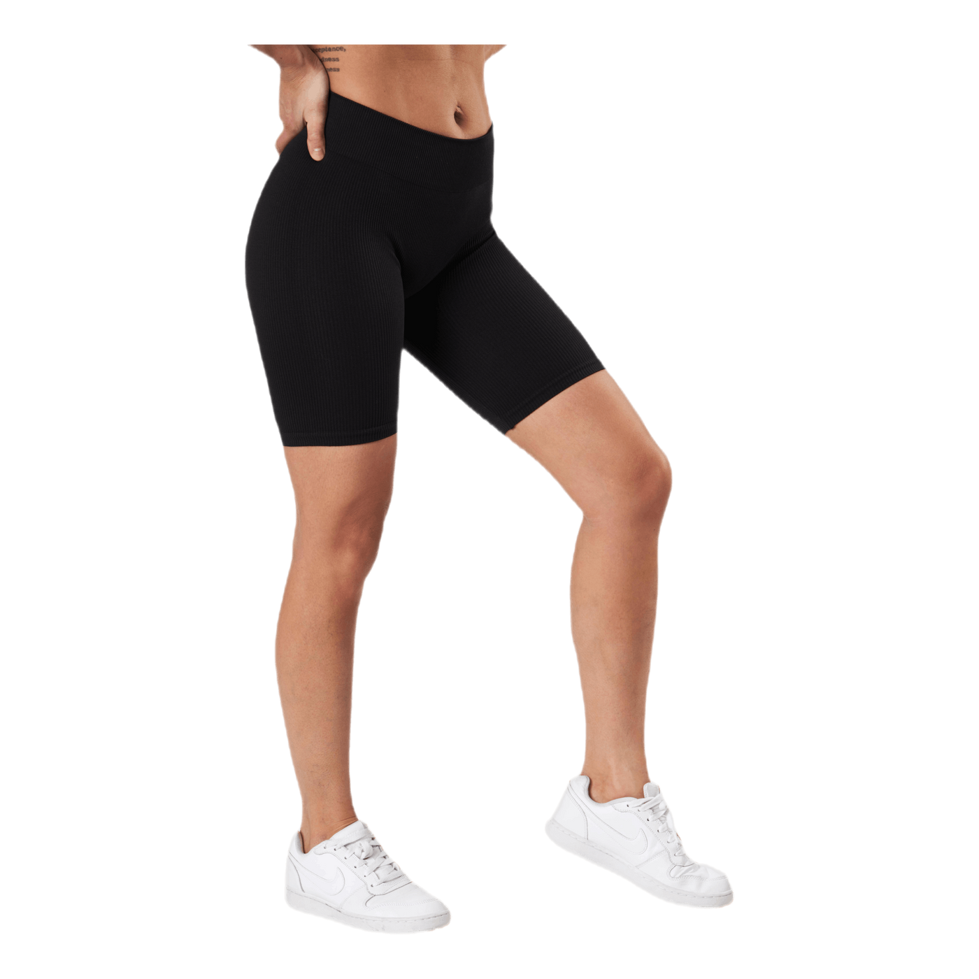 Vicky Rib Seamless Shorts Black