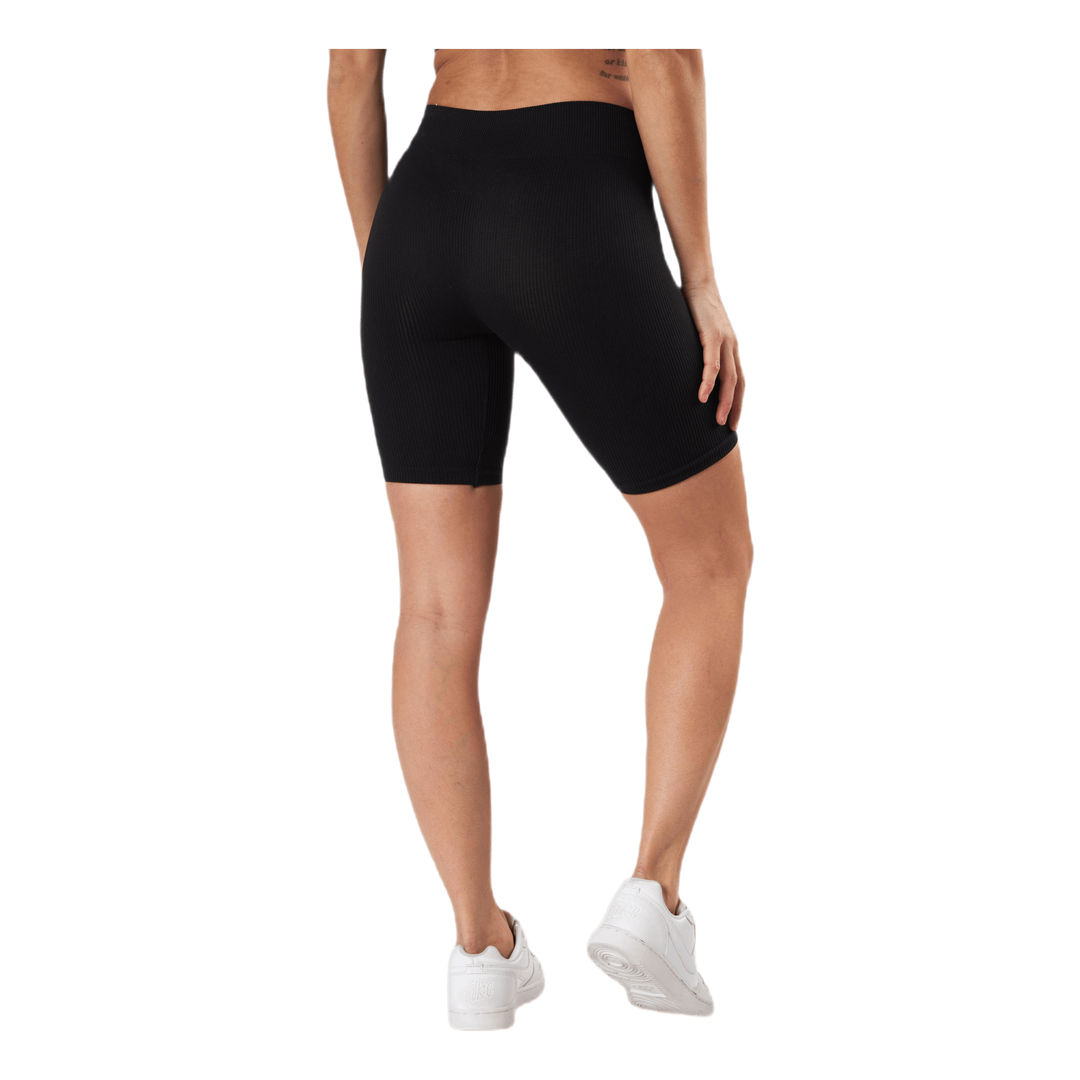 Vicky Rib Seamless Shorts Black