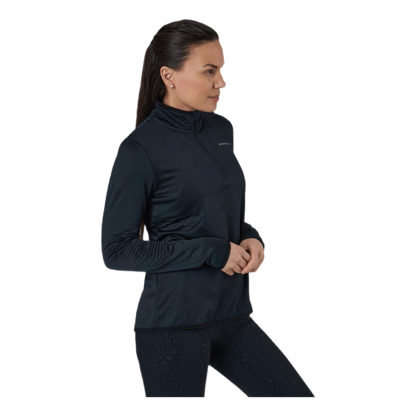 Vironic W Waffle Melange Loose Svart