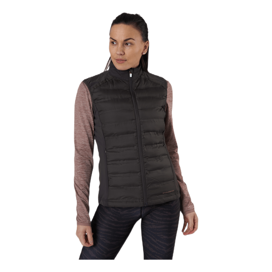 Reitta W Hot Fused Hybrid Vest Grå