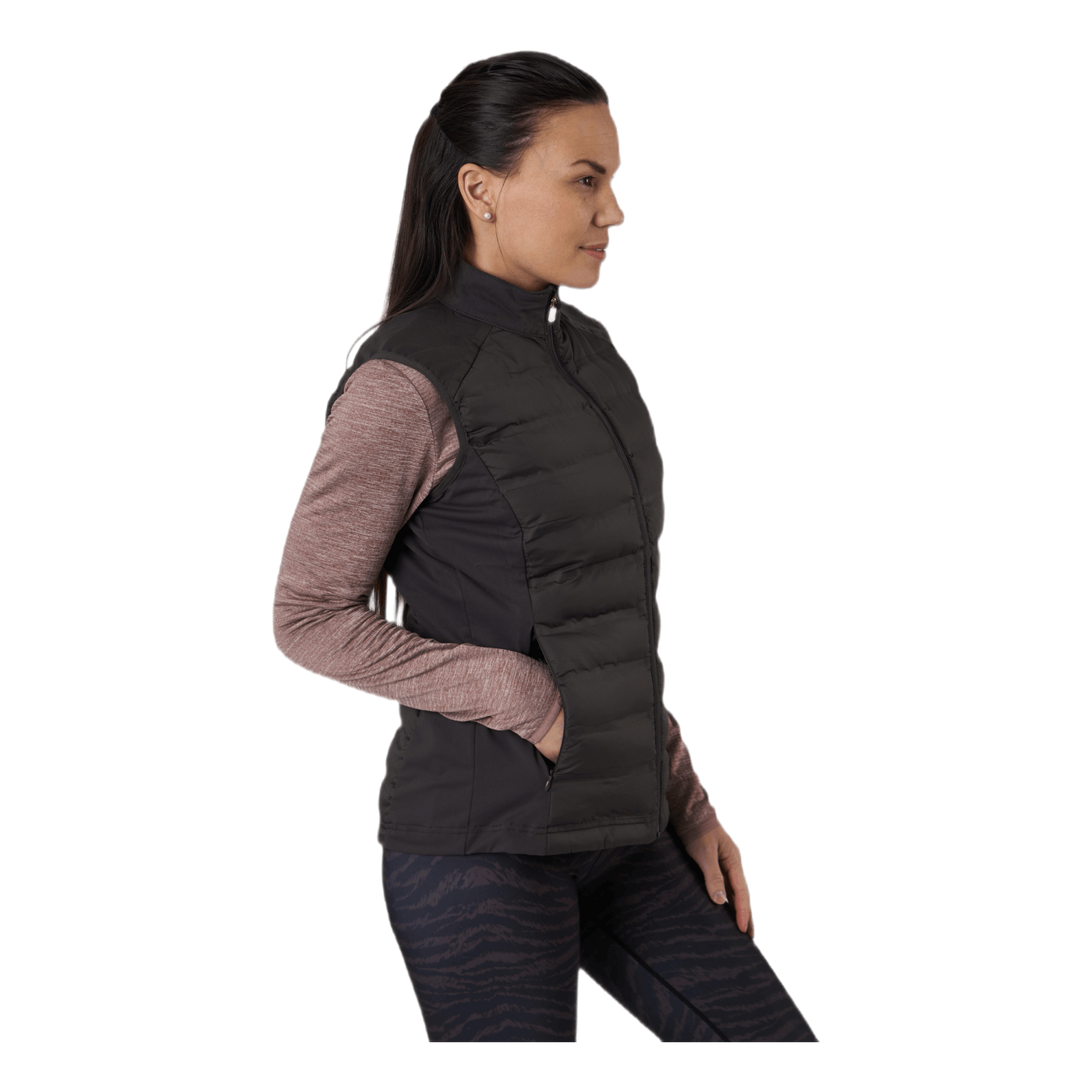 Reitta W Hot Fused Hybrid Vest Grå