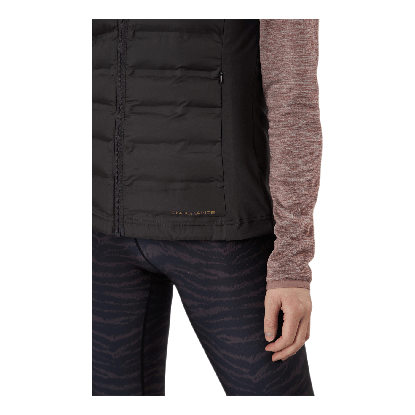 Reitta W Hot Fused Hybrid Vest Grå