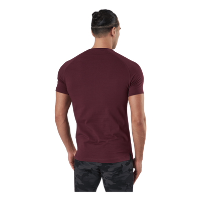 Gym Tapered Tee Maroon