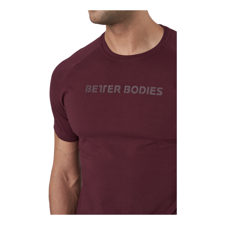 Gym Tapered Tee Maroon