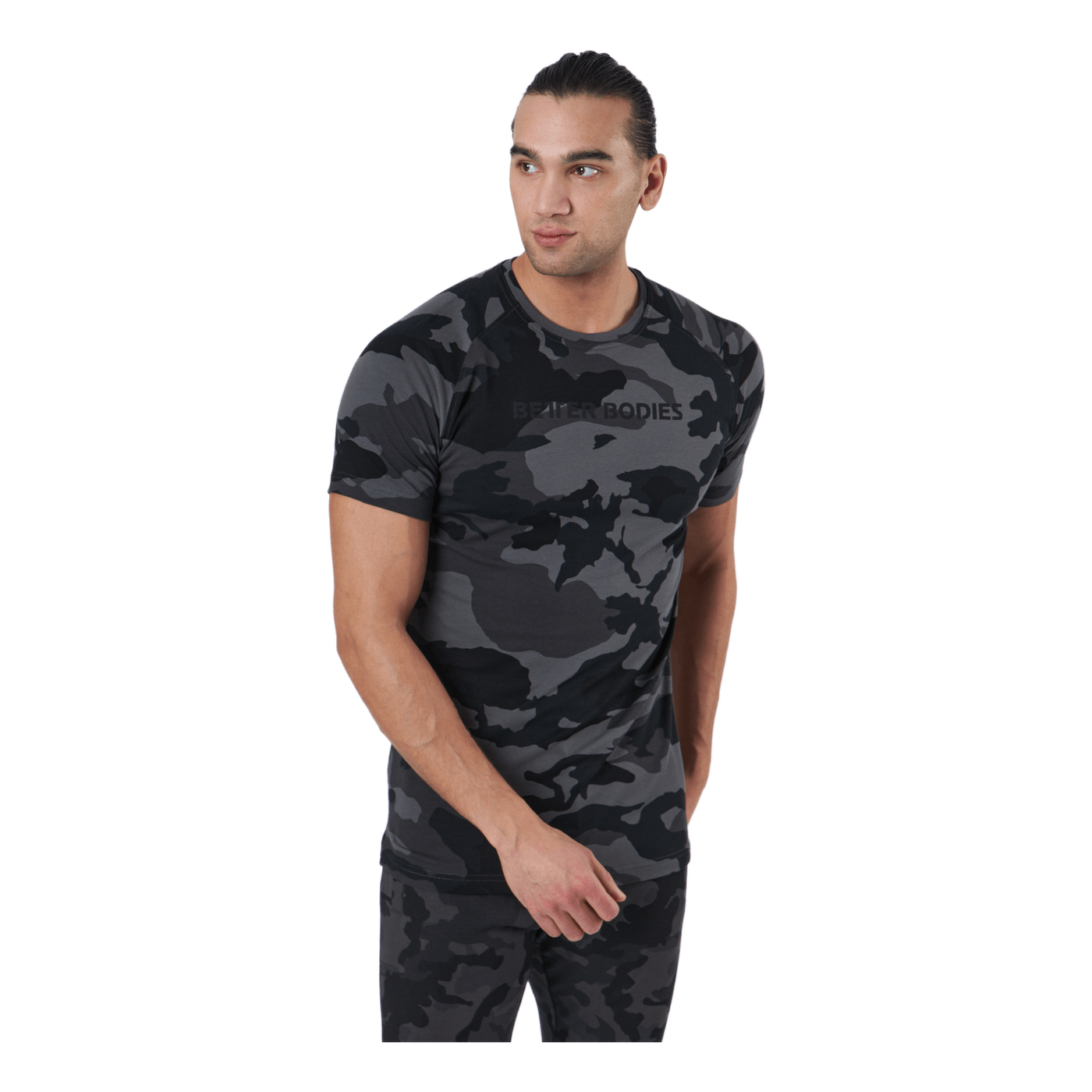 Gym Tapered Tee Dark Camo