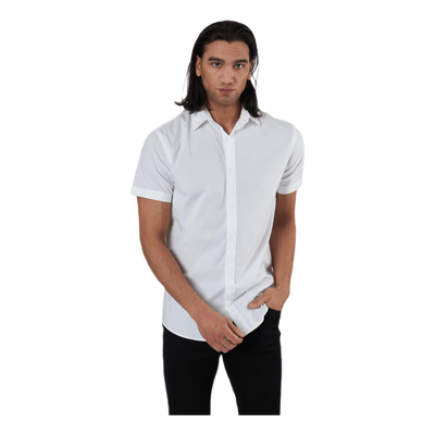 Clint Shirt S/S Slim Fit White
