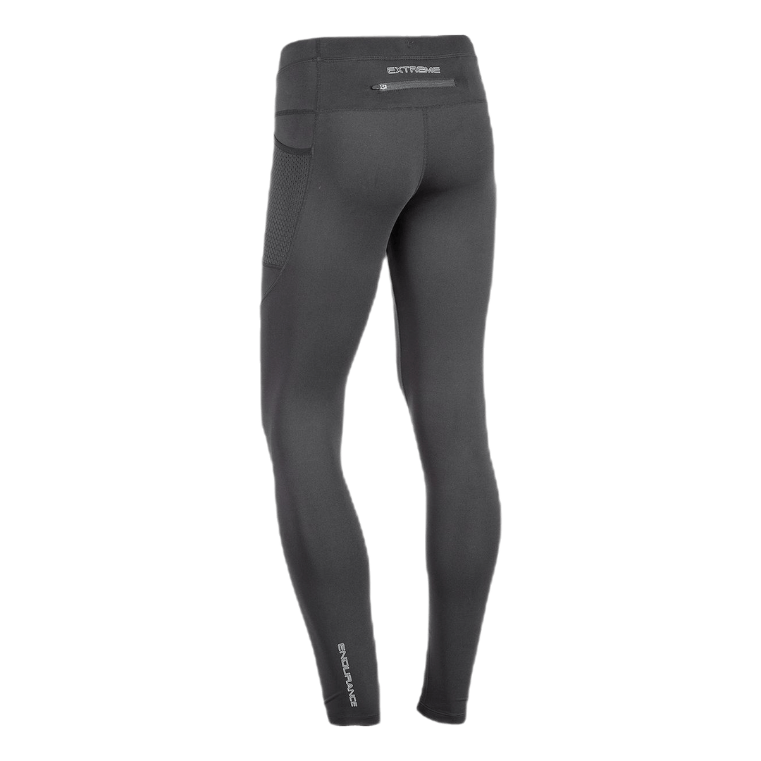 Kerir Unisex Long Running Tights XQL Black