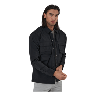 Gordon Tripple Shirt Ls Black