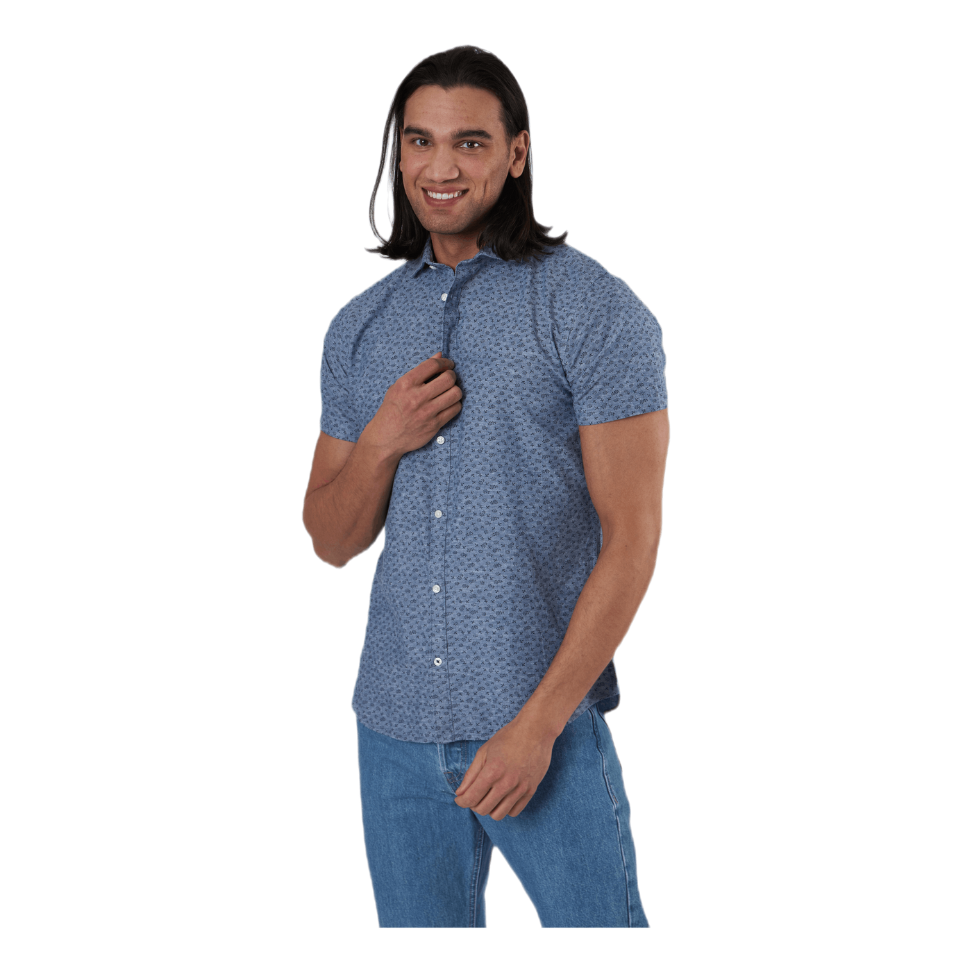 Summer Blackpool Shirt S/S Blue