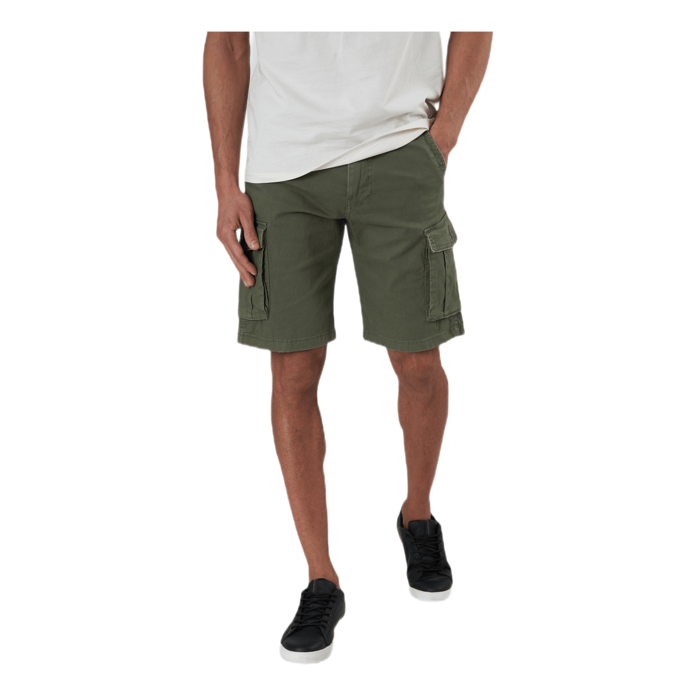 Zack Cargo Shorts Ama Solid Black