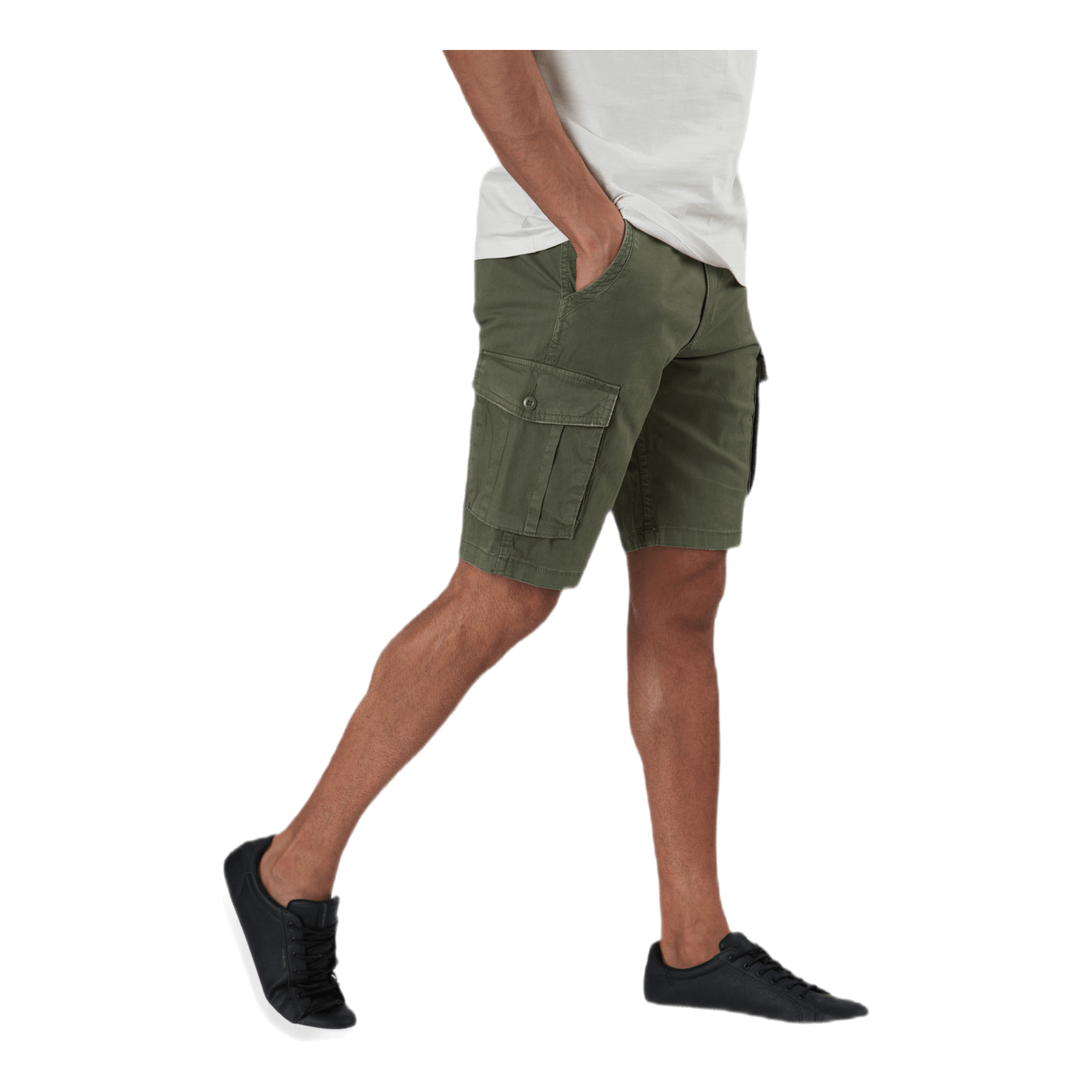 Zack Cargo Shorts Ama Solid Black