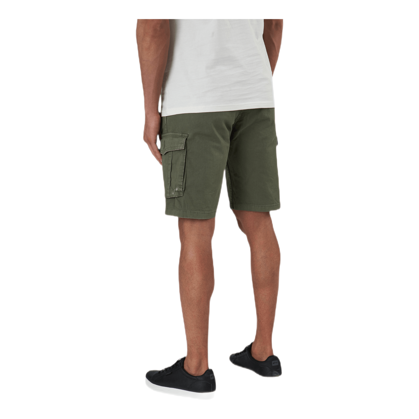 Zack Cargo Shorts Ama Solid Black