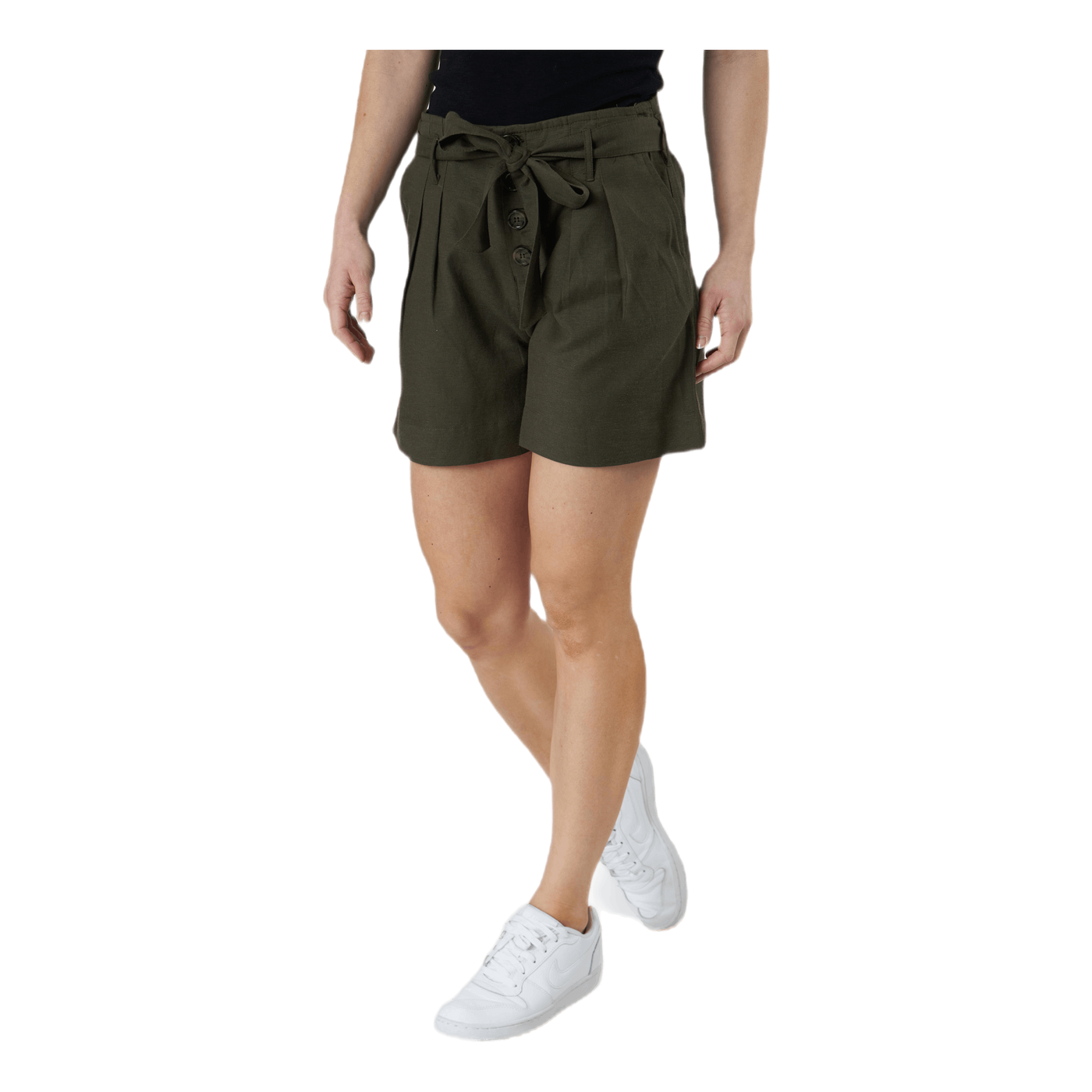 Viva Life Hw Belt Shorts Pnt Green